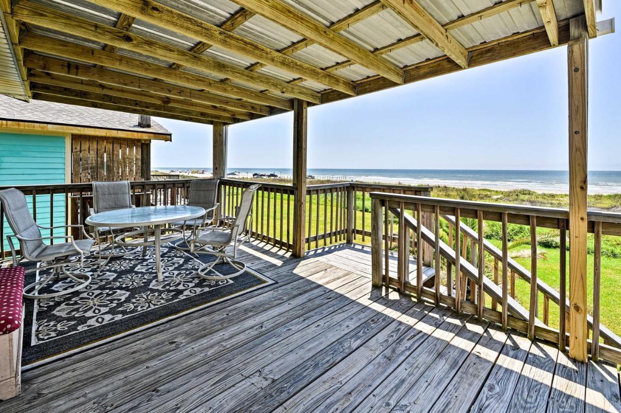 Galveston Beach House With Private Deck And Gulf Views Εξωτερικό φωτογραφία