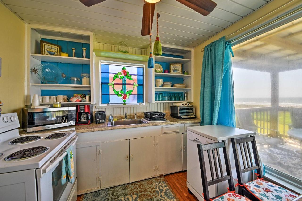 Galveston Beach House With Private Deck And Gulf Views Εξωτερικό φωτογραφία