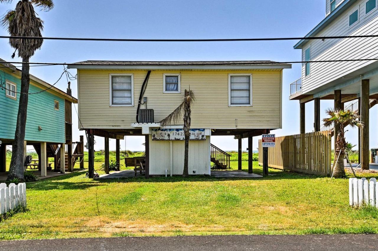 Galveston Beach House With Private Deck And Gulf Views Εξωτερικό φωτογραφία